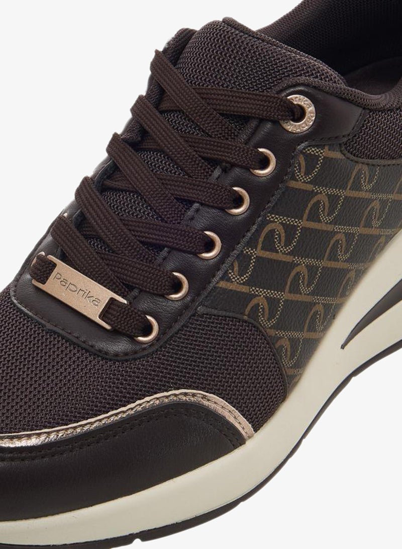 Paprika Women Lace-Up Ankle Sneakers - Image 4